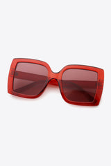 Acetate Lens Square Sunglasses