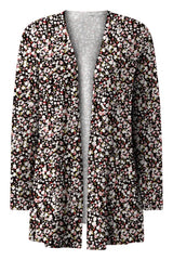 Printed Long Sleeve Cardigan