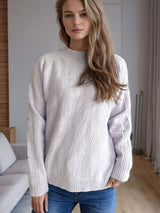 Mock Neck Long Sleeve Sweater