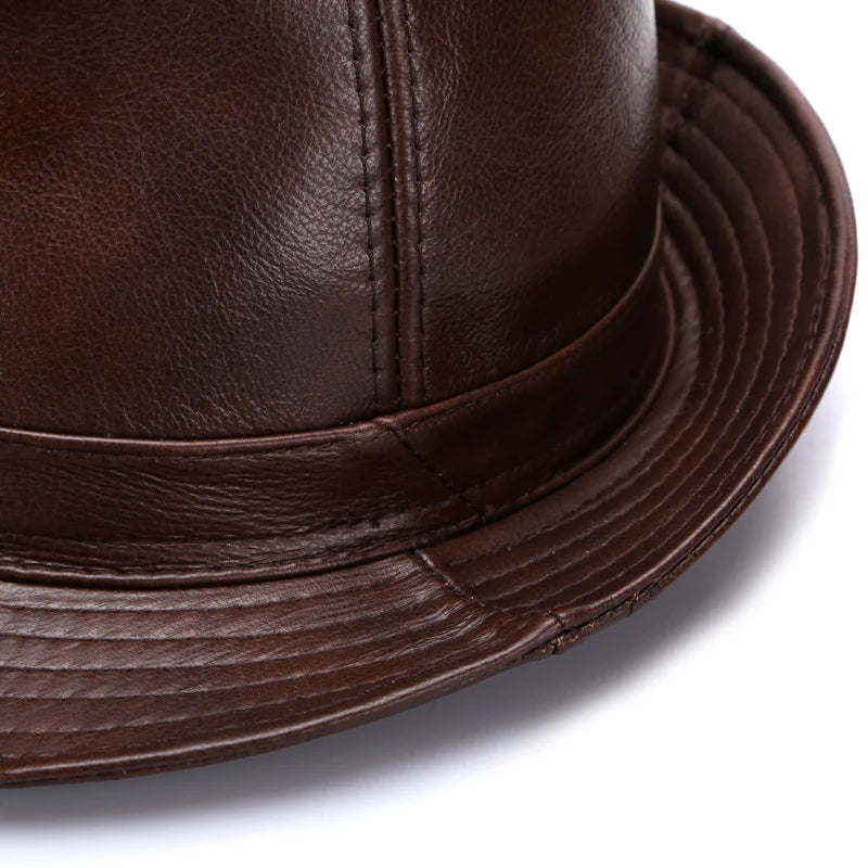 Gentleman Leather Hat