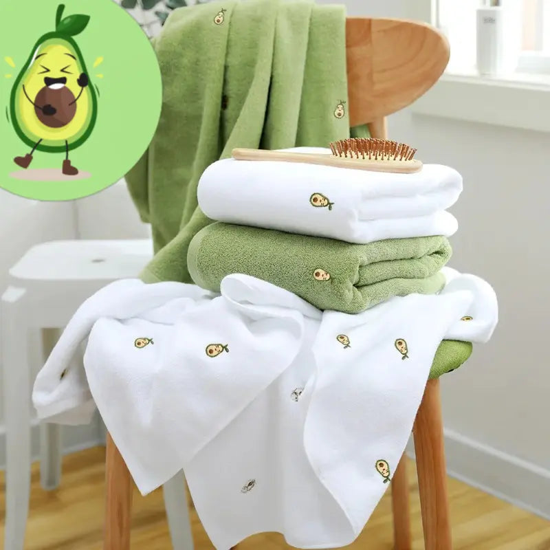 Cotton Avocado Towel Set