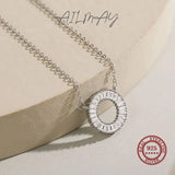 Sparkling Clear Round Necklace