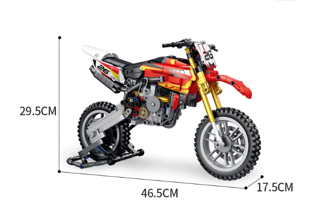 Motorcycle Building Blocks Model