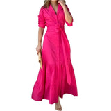 Maxi Dress Hot Pink Casual Dress