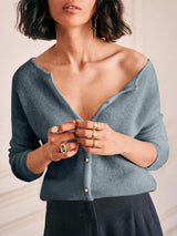 Button Down Long Sleeve Sweater