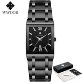 WWOOR Gold Square Men's Quartz Watch