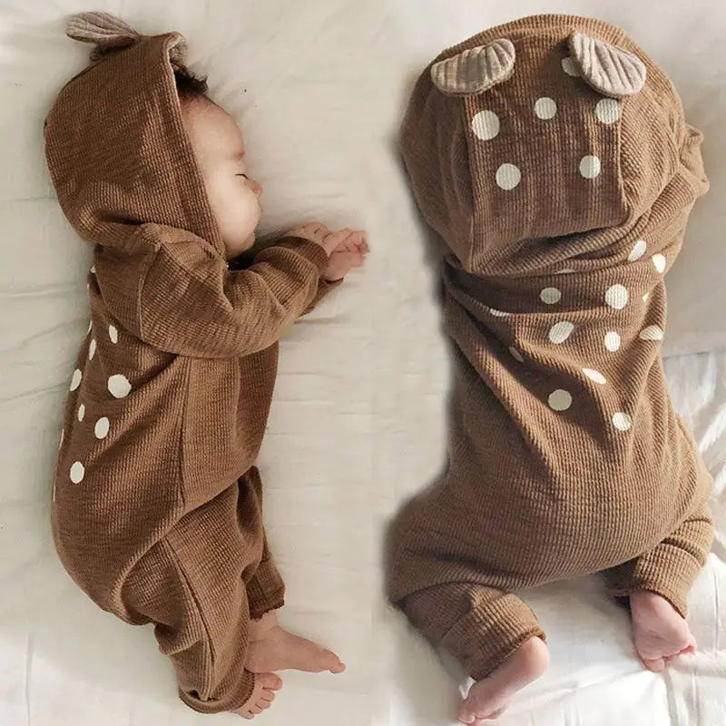 Hooded Baby Deer Onesie