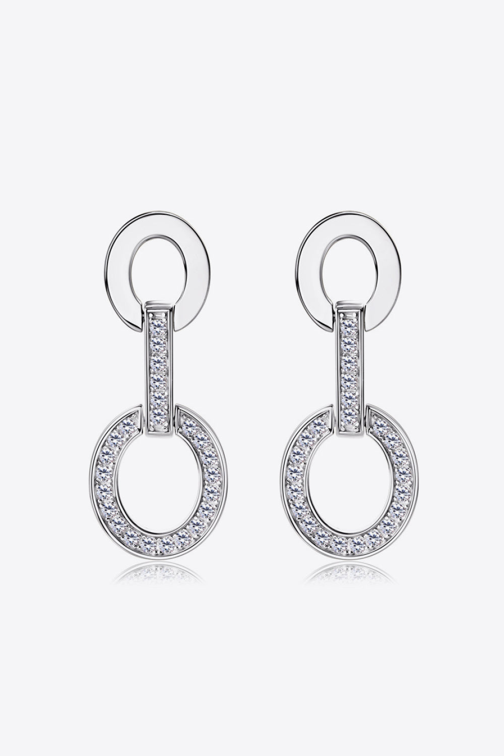 Moissanite 925 Sterling Silver Earrings