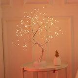 Copper Wire Night Light Tree