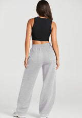 Elastic Waist Sweatpants with Pockets