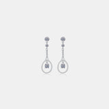 1 Carat Moissanite 925 Sterling Silver Drop Earrings