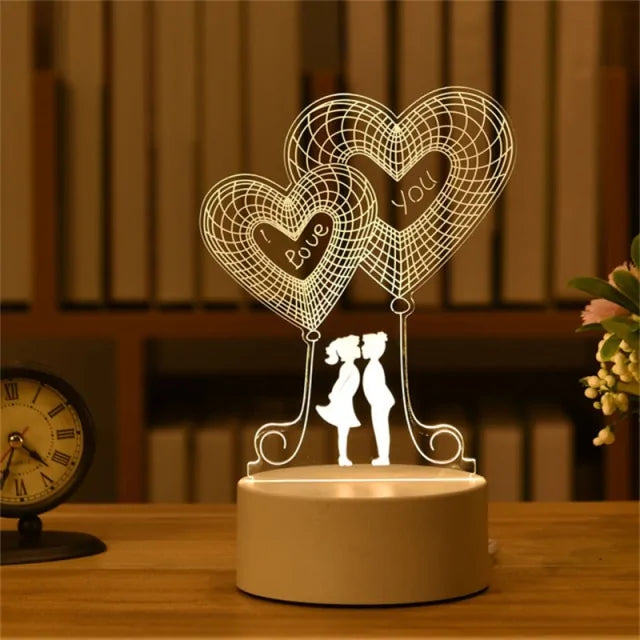 Romantic 3D Lamp