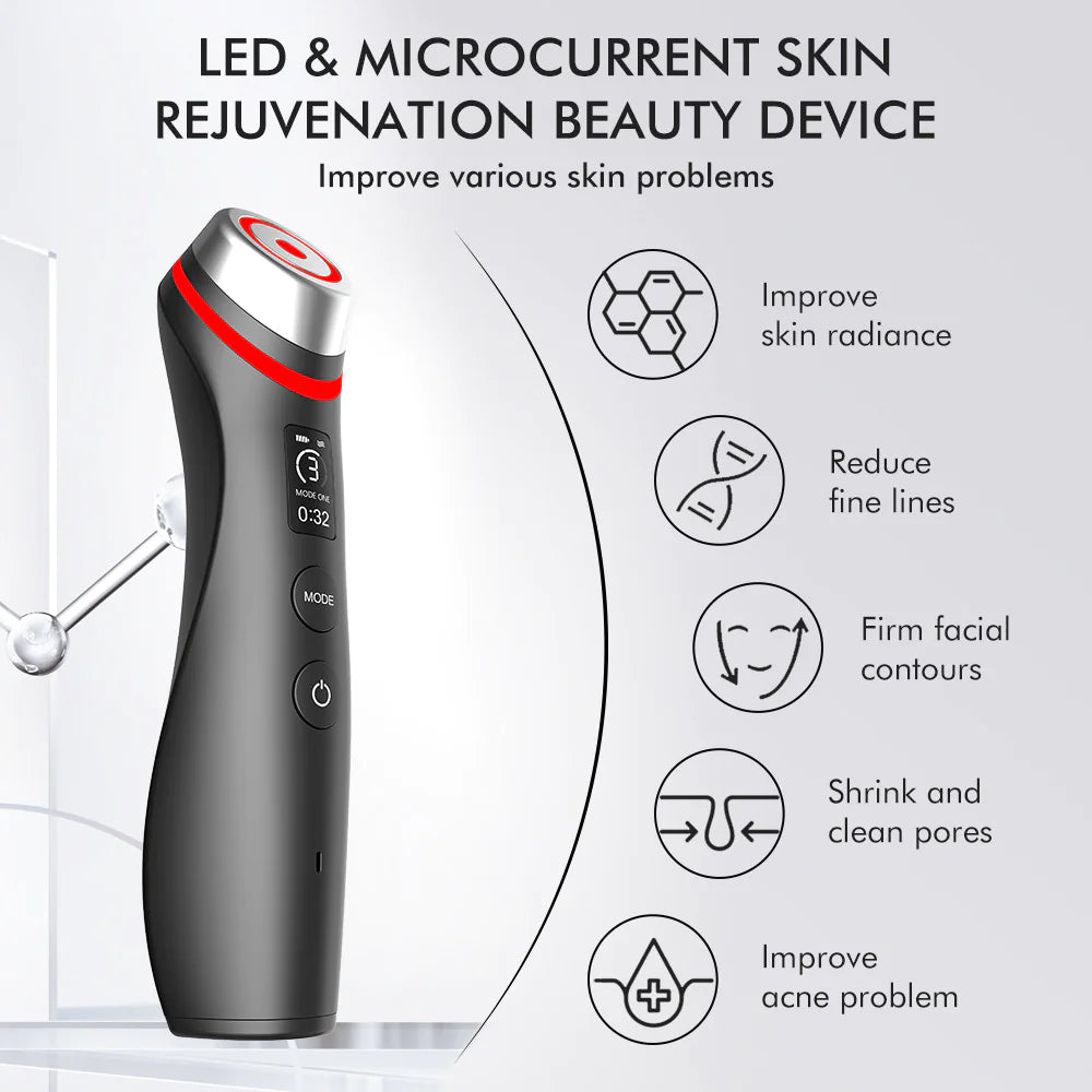 Color Light Microcurrent Vibration Massager