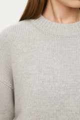 Basic Bae Round Neck Dropped Shoulder Sweater