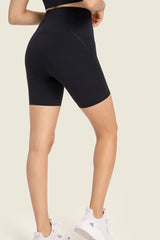 Millennia Seamless High-Rise Wide Waistband Biker Shorts