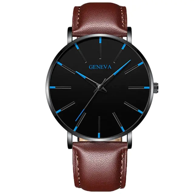 Minimalist Men's Fashion Ultra Thin Watch