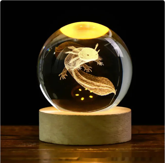 3D Planetary Crystal Ball Night Light