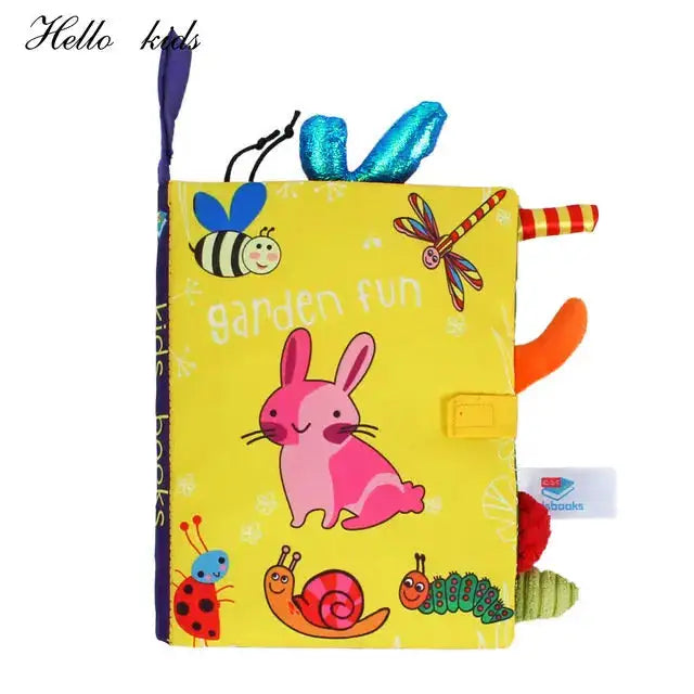 3D Soft Baby Books Activity Quiet Cloth Book