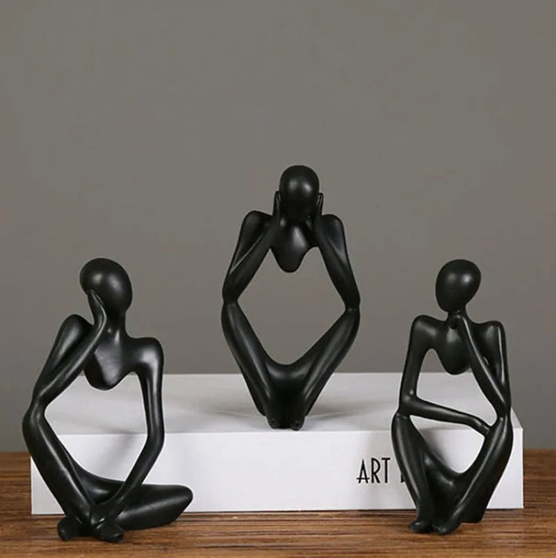 Abstract Thinker Statue