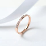 Rose Gold Crystal Rings