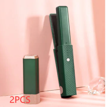 Portable Hair Straightening And Curling Comb Stick