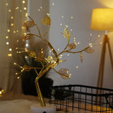 Copper Wire Night Light Tree