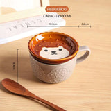 Ceramics Cute Cat Cup