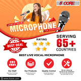 5Core XLR Microphone Dynamic Mic Karaoke Singing Studio Mics Handheld Microfono