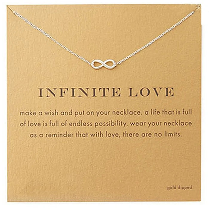 Gold Key Circle Necklace: Minimalist Infinity Pendant for Women