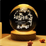 3D Planetary Crystal Ball Night Light