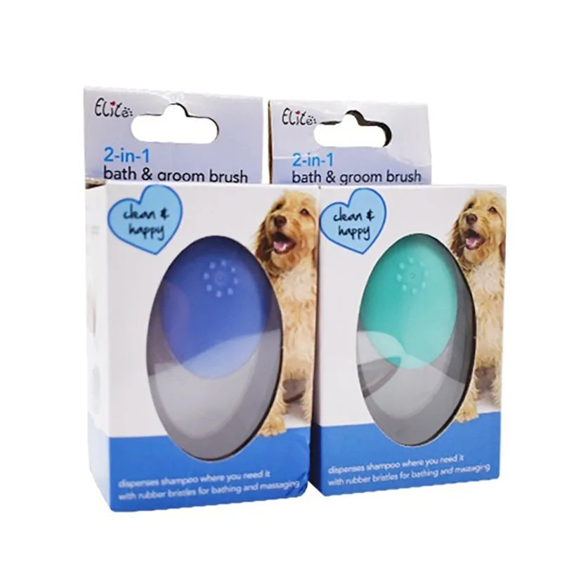 2-in-1 Pet Bath Brush