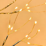 Copper Wire Night Light Tree