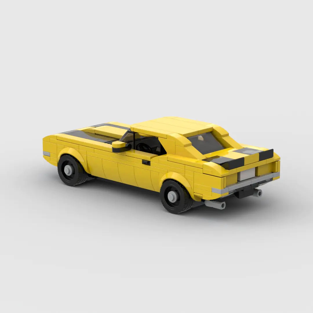 MOC Nostalgic Camaro Z28 Racing Sports Car Building Block