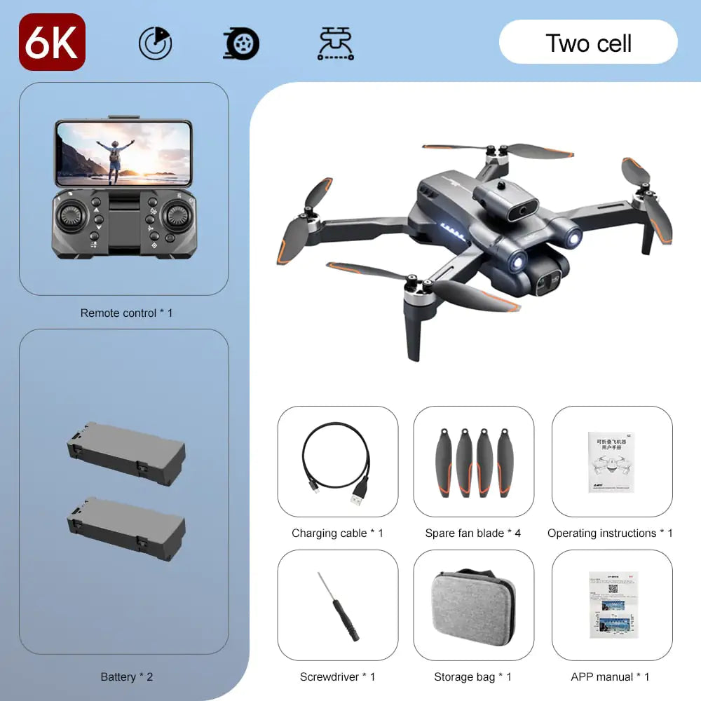 Professional 8K/6K/4K HD Quadcopter S1S Drone with Intelligent Obstacle Avoidance