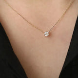 925 Sterling Silver 14k Gold-Plated Necklace