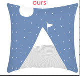 Cartoon Geometry Cushion Cover