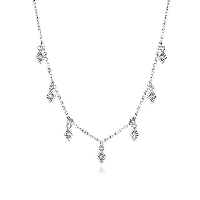 TrustDavis Women's Fashion 925 Sterling Silver Necklace