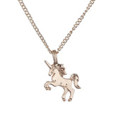 Gold Unicorn Pendant Necklace