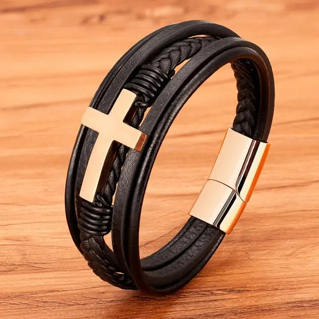 Clasp Stitching Men's Bracelet