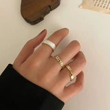 Fashion Boho Crystal Joint Ring Set