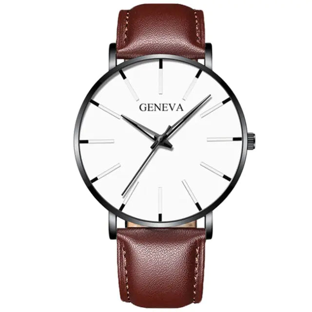 Minimalist Men's Fashion Ultra Thin Watch