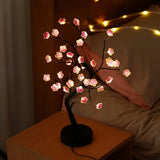 Copper Wire Night Light Tree