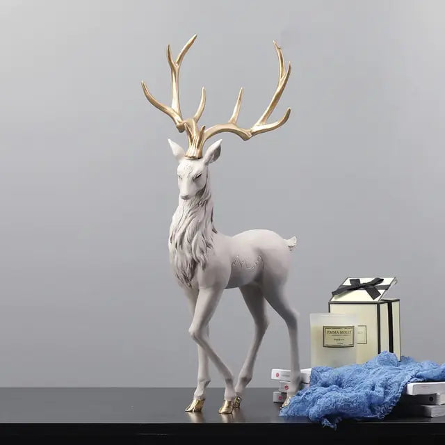 Luxury Resin Deer Statue