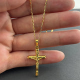 Gold Plated Cross Necklace