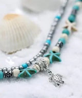 The Original Handmade Sea Star Turtle Anklet