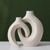 Nordic Ceramic Interlock Vase