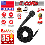 5Core XLR Microphone Dynamic Mic Karaoke Singing Studio Mics Handheld Microfono