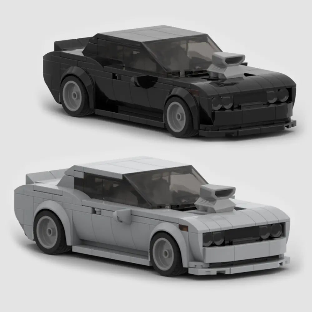 Challenger Racing Sports Car Building Blocks