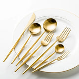 Gold Cutlery Set