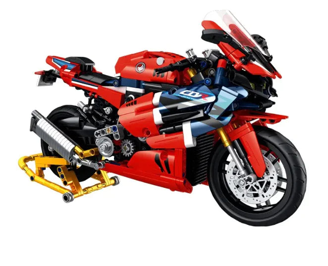 Building Blocks Motorcycle Toy